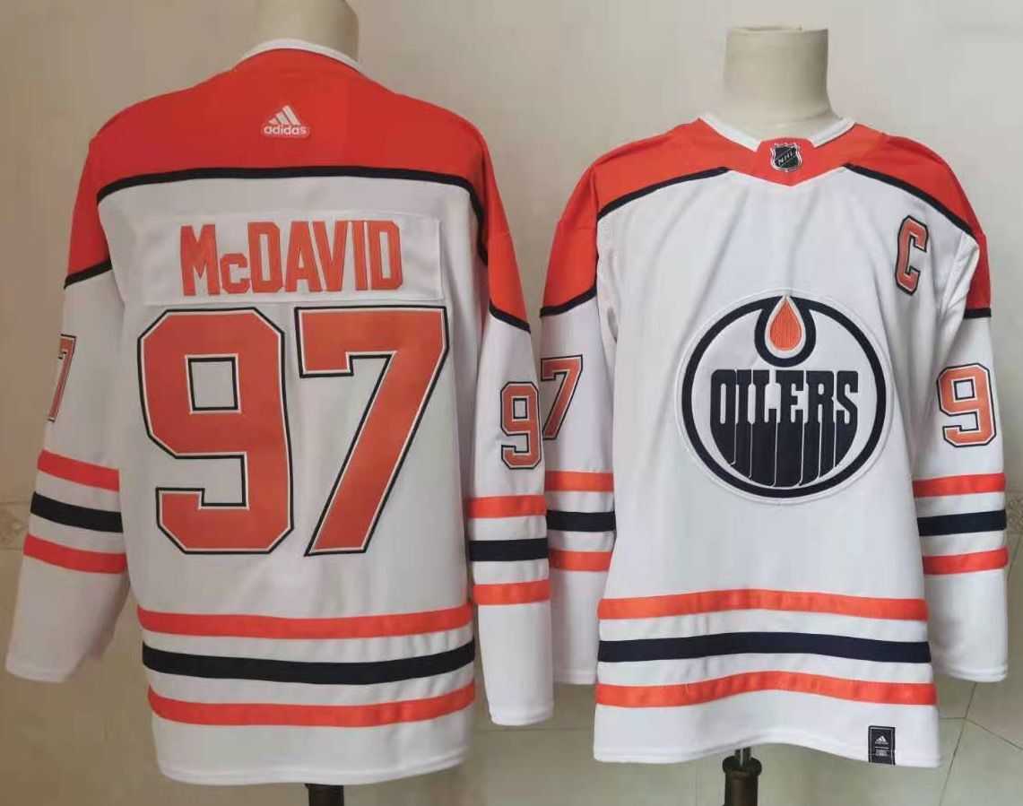 Oilers 97 Connor McDavid White 2020-21 Reverse Retro Adidas Jersey,We sell and wholesale Oilers 97 Connor McDavid White 2020-21 Reverse Retro Adidas Jersey on line form chian!